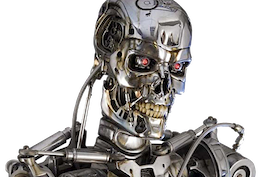 The T-1000 time-travelling robot skeleton